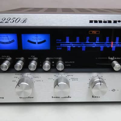 MARANTZ 2250B STEREO RECEIVER FULLY RECAPPED PRO SERVICED + LED's A+ CONDITION image 9