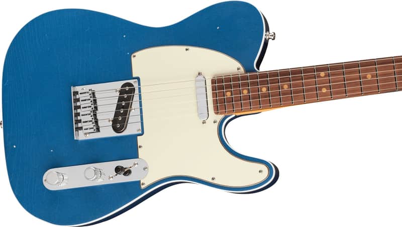 Fender American Ultra Luxe '60s Telecaster Custom, Rosewood Fingerboard, Lake Placid Blue image 1