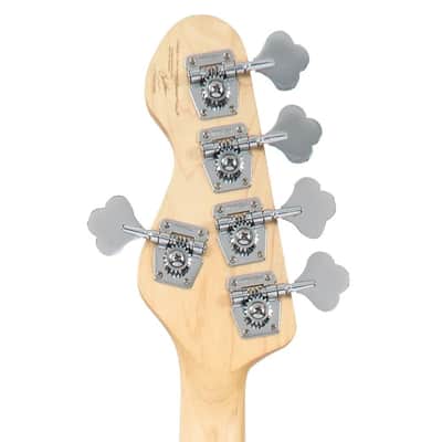 Vintage VJ75 ReIssued Maple Fingerboard Bass Guitar 5-String - Black (VJ75MBK) image 6