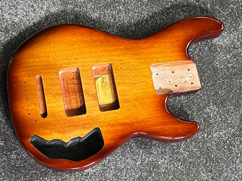 G&L CLF Research L-2500 Bass Body Okoume Old School Tobacco Sunburst image 1