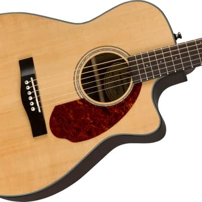 Fender Classic Design CC-140SCE Concert Natural Electro Acoustic Guitar & Case image 5