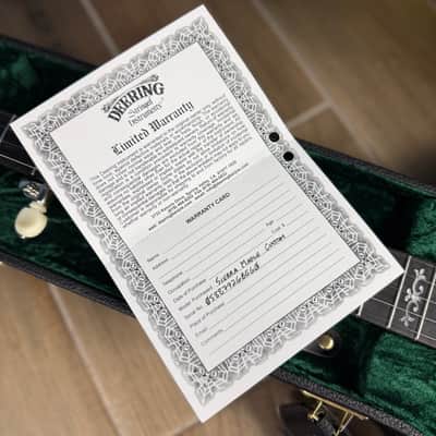 Custom Deering Sierra Maple 5-String Banjo Dark Eagle II Stain image 22