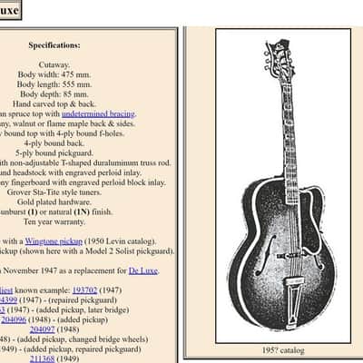 Levin De Luxe 1956 w/Pickup, All Original image 24