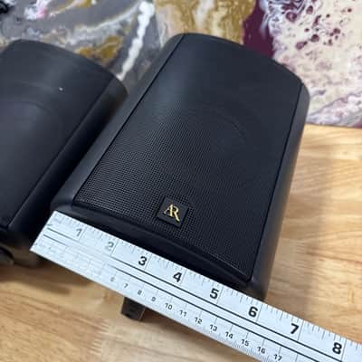 Acoustic Research AR EDGE Bookshelf Black Speakers with Stand Mounts Audiophile image 13