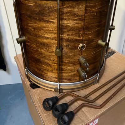 A&F Drum Co. Maple Field Shell Kit 24,13,16 - Whiskey Maple image 14