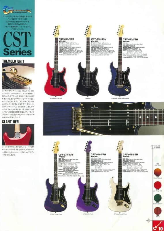 Charvel/Jackson CST-060-SSH Stratocaster MIJ 1992 See Through Blue