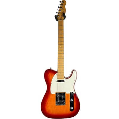 Fender American Deluxe Telecaster 2002 - Cherry Sunburst image 3