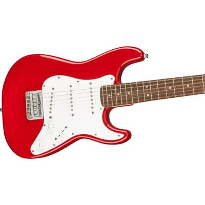 Squier Mini Stratocaster Electric Guitar, Laurel Fingerboard, Dakota Red image 4