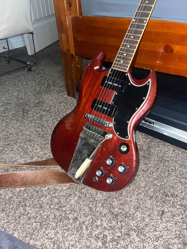 Beautiful 1966 Gibson Cherry SG Special image 1
