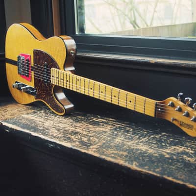 Prinz of Tone! Hohner The Prinz Mad Cat Prince Telecaster with Bookmatched Flamed Maple Top image 4
