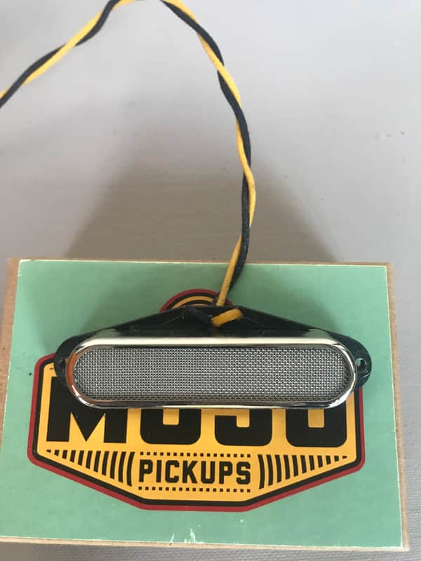 M o j o Silver foil strat neck pickup 2018 - Silver image 1