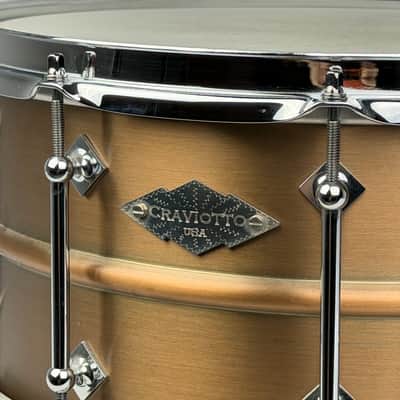 Craviotto 7x14" AK Masters Bronze Snare Drum image 4