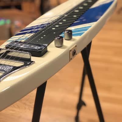 Mahalo Lap Steel Guitar with Pickup, Surfboard image 1