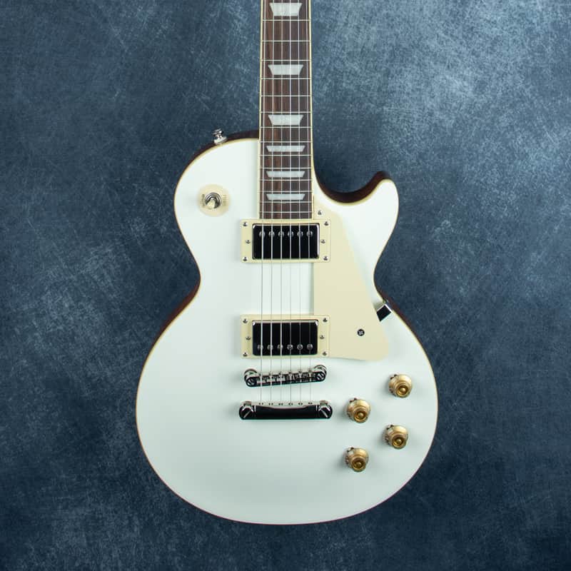 Epiphone Les Paul ELP-50 日本製 レアなWHITE Epiphone Les Paul Standard 50s, Classic White 25071524534 | Reverb