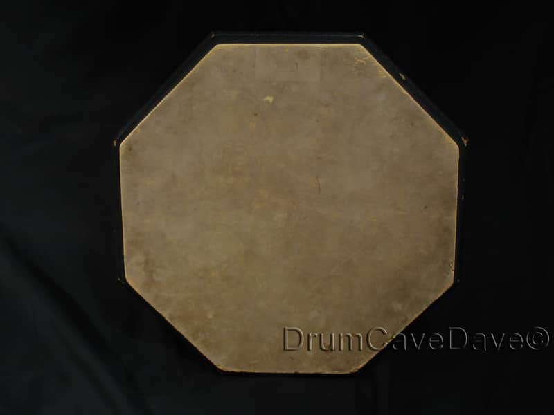 12" REAL FEEL PRACTICE PAD, RF-12D DOUBLE SIDED YELLOW & BLACK, GOOD TO GREAT CONDITION!! image 1