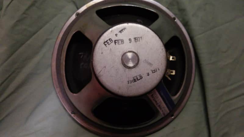 8" Guitar Speaker P.A. Speaker "Power-Vintage" tonality ! Traynor Deep 8" 1973 100% re-fabricated image 1