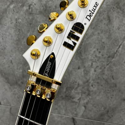ESP LTD H3-1000FR Electric Guitar, Snow White Brand: ESP Model: LH31000FRSW image 5
