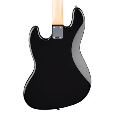 Used Fender Standard Jazz Bass Guitar - Black w/Maple FB image 7