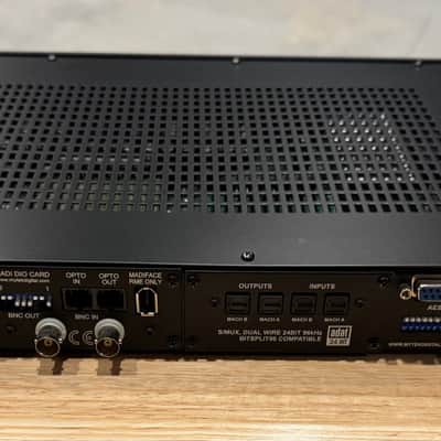 Mytek Digital 8x192 8-Channel 192kHz/DSD Hi-Performance A/D and D/A Converter Black with MADI and ADAT cards image 10