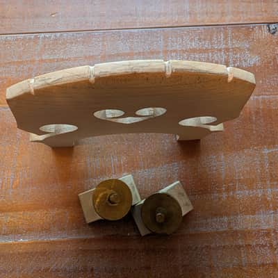 Unbranded Upright Bass Adjustable Bridge Excellent With NO Wear image 7