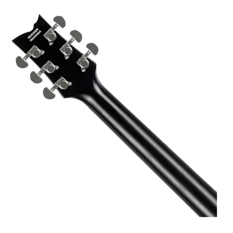 Ortega Guitars OBJE350/6-SBK Raven Series Guitar-Banjo - Black