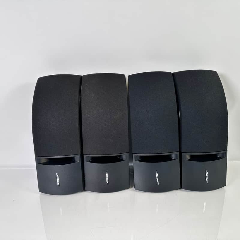Bose 161 Bookshelf System Speakers Black 2 Sets Left And Right image 1