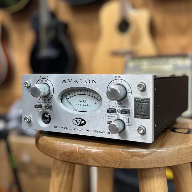 USED Avalon V5 Pure Class A DI-Re-Microphone Preamplifier image 1