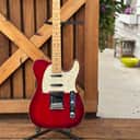 American Fender Telecaster Plus V2 with Maple Fretboard 1997 Crimson Burst