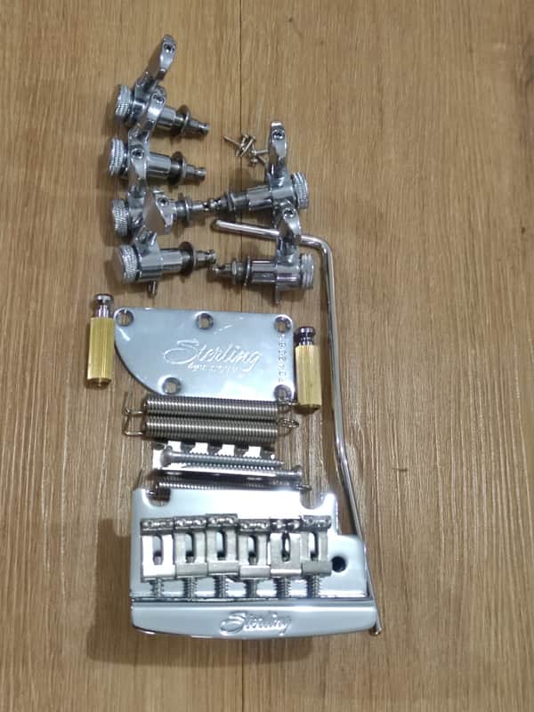 Sterling by Music Man Set Bridge Tuning Machine Heads image 1