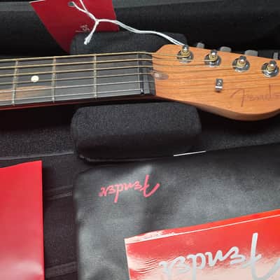Fender American Acoustasonic Telecaster BRAND NEW Natural Full All Mahogany Semi-Hollow Body USA Fishman Piezo Pickup Acoustic-Electric Guitar image 4