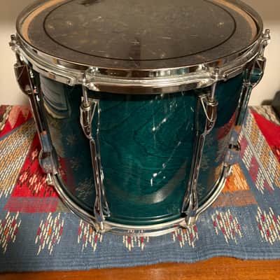Yamaha Recording Custom 14x12" Tom - Deep Aqua - Near Mint image 3