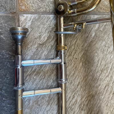 Bach brand trigger Trombone with mouthpiece , USA image 5