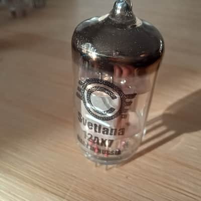 Super rare NOS NIB SVETLANA winged =C= 12AX7 ECC83 SILVER plate BOX PLATE like CV4004 XTRA strong balanced image 5