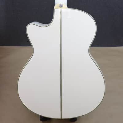 ESP LTD X-Tone AC-10E Acoustic Electric Guitar with Pickup Preamp EQ Tuner OM Body XTONE White image 4