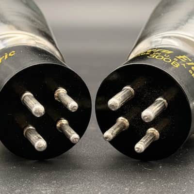Western Electric 300B 1988 TESTED NOS Matched Pair DHT Vacuum Tube HI FI pair image 9