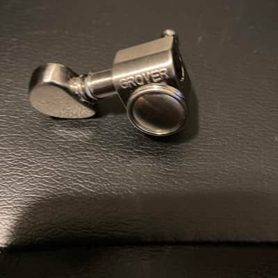 Grover 102 Vintage Rotomatic 3+3 Tuning Heads 2010s - brushed nickel image 1