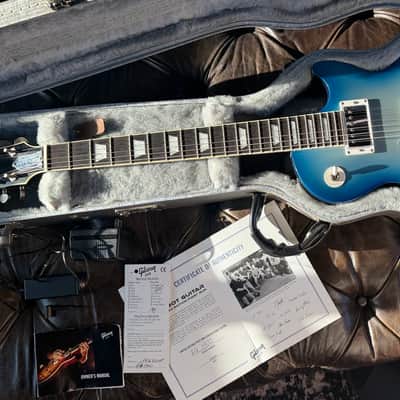 2007 Gibson Les Paul Robot Guitar First Run - Blue Silverburst (Unplayed Closet Classic) image 6