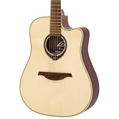 Lag T218DCE | Dreadnought Cutaway Acoustic-Electric,  Natural. New with Full Warranty! image 4