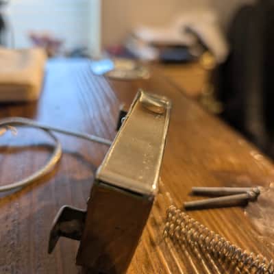 Rio Grande BBQ "BARBEQUE BUCKER" Humbucker Bridge Pickup, 2 Conductor, G-Spaced 2013 - Nickel image 5