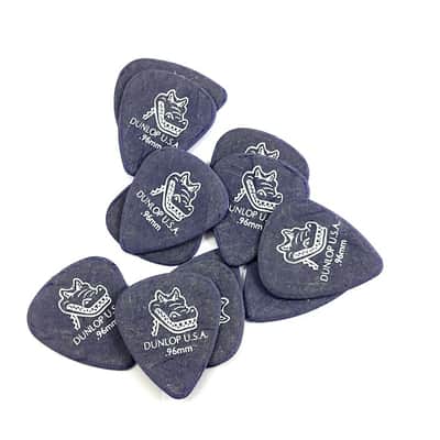 Dunlop Guitar Picks 12 Pack Gator Grip .96mm Heavy - (417P.96) image 1
