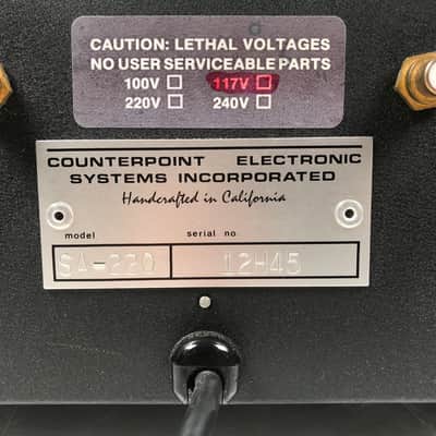 Counterpoint SA-220 Hybrid Amplifier image 6