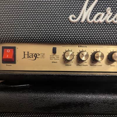 Marshall MHZ15 Haze 15 2-Channel 15-Watt 1x12" Guitar Amp Half Stack 2009 - 2013 - Black image 2