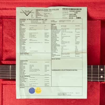 Fender Custom Shop 1963 Telecaster Custom NOS Rosewood - 3 Tone Sunburst image 10