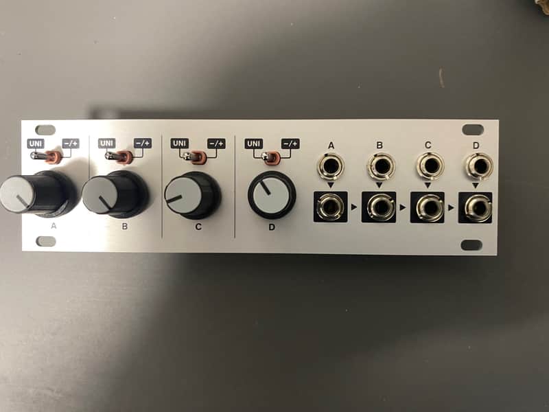 Intellijel Quadratt 1U Quad Attenuator Eurorack Synth Module
