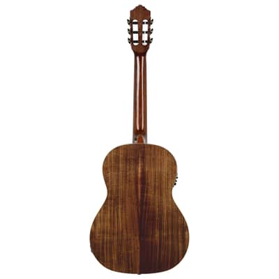 Ortega RE30TH-ACA 30th Anniversary Series AAA Acacia Top Nato Neck Nylon 6-String Classical Acoustic-Electric Guitar w/Gig Bag image 4
