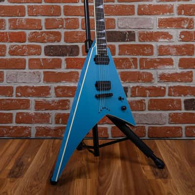 Jackson USA Custom Shop RR1 Rhoads Slab Top Blue Frost Nitro Relic Studio 2025 w/OHSC image 3