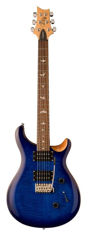 PRS SE Custom 24 Electric Guitar - Faded Blue Burst image 1
