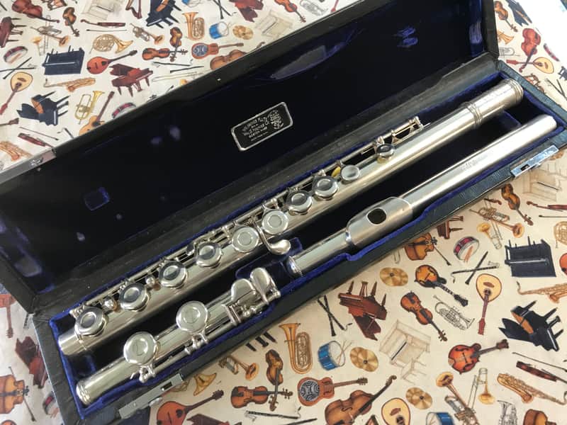 Haynes Professional Plateau Flute August 28th 1946 - Solid Silver image 1