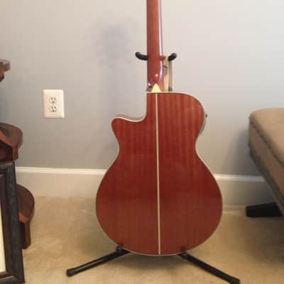 Ibanez AEG12II NMH Natural Mahogany High Gloss Finish image 2