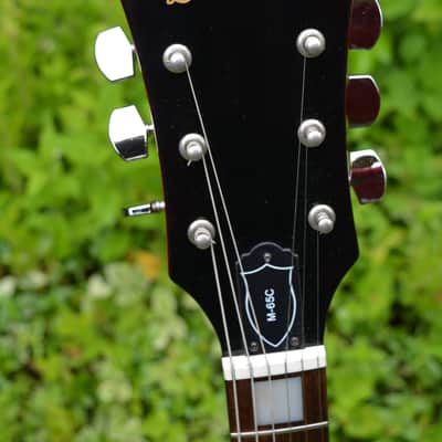 2000's DeArmond M65-C Guitar in a Cherry Sunburst finish, w/New Black Dunlop Straploks & New Black Garry Hardshell Case ~ Mint ! image 7